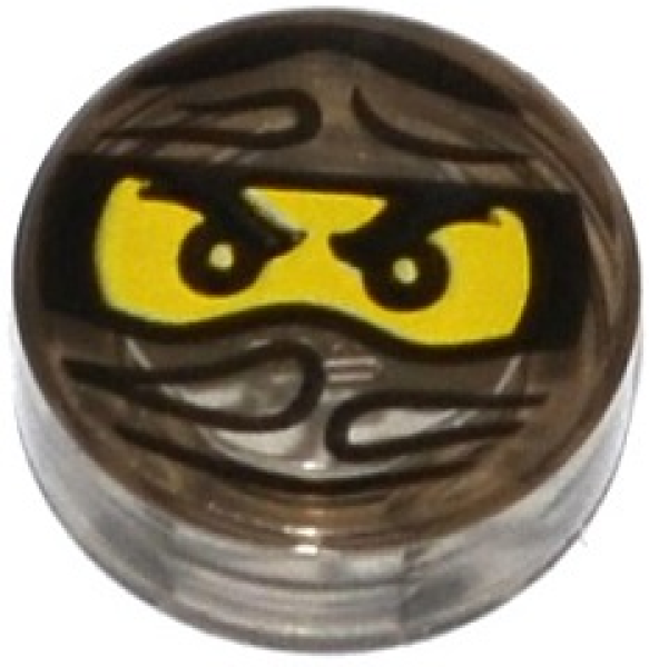 Lego Fliese 1 x 1, rund, dekoriert (98138pb049)