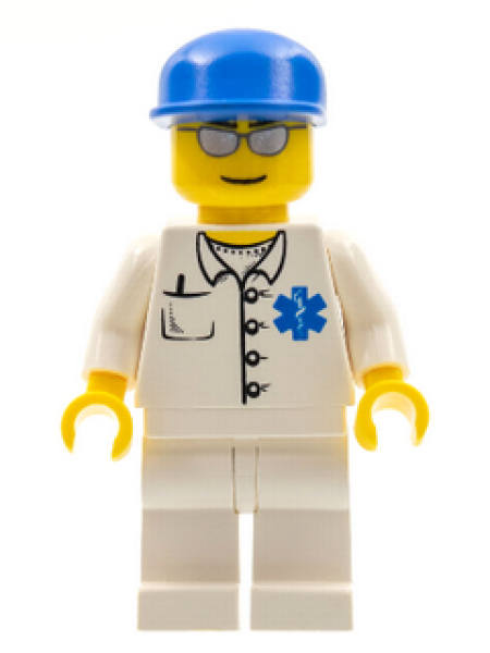 Lego Minifigur cty0017 Doktor