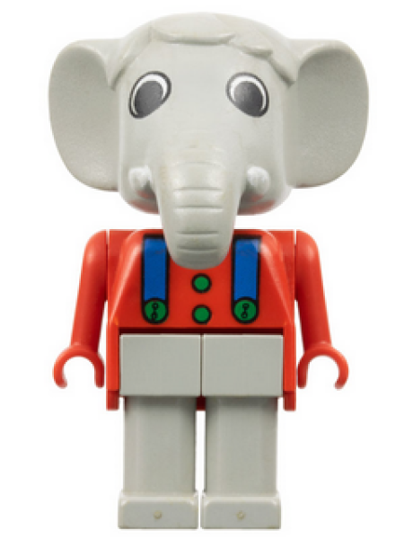 Lego Fabuland fab5c Edward Elephant mit Hosenträger