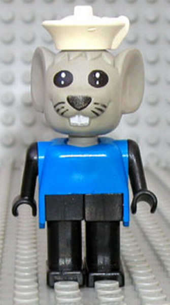 Lego Fabuland fab9e Mortimer Mouse Sailorhut