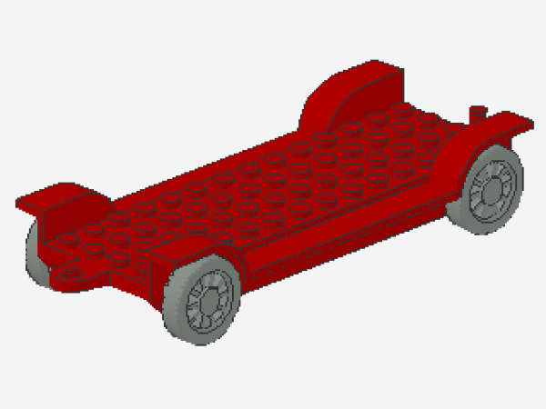 Fabuland Autochassis 6 x 14 (fabaa1) rot