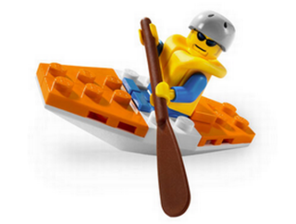 Lego City 5621 Coast Gujard Kayak