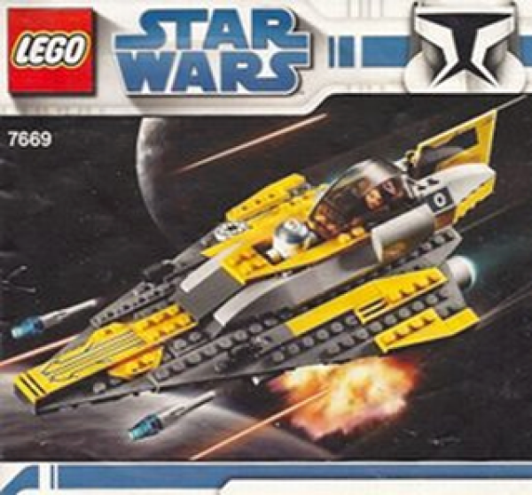 Lego Star Wars 7669 Anakin's Jedi Starfighter weiße Box