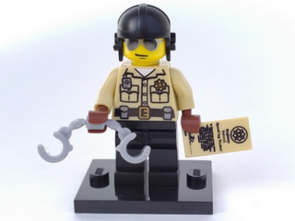 Lego Minifigur Verkehrspolizist (col02-06)