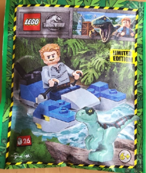 Lego Jurassic World 122331 Owen mit Swamp Speeder NEU