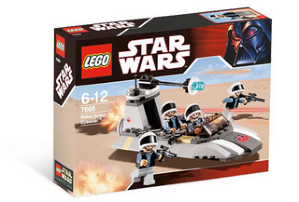 Lego Star Wars 7668 Rebel Schout Speeder New