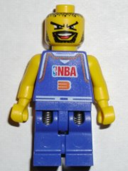 Lego Minifigur nba027 Spieler Nummer 3