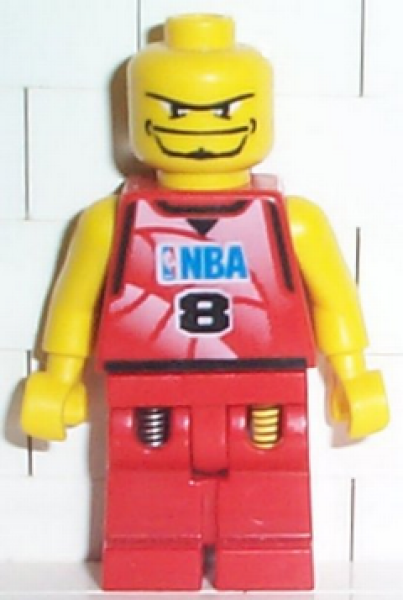 Lego Minifigur nba046 Spieler Nummer 8