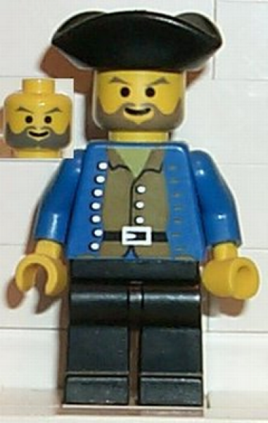 Lego Minifigur pi033 Pirat