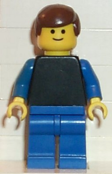 Lego Minifigure pln087 black Torso