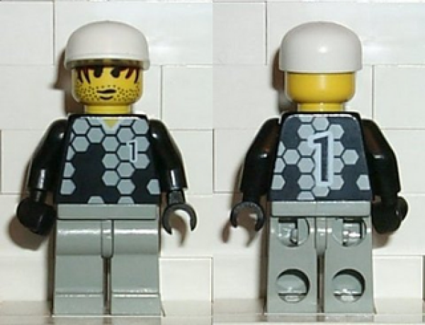 Lego Minifigur soc098 Torwart