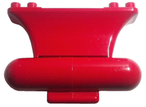 Lego Boat, Keel Weight 8 x 2 x 4 (x149) red
