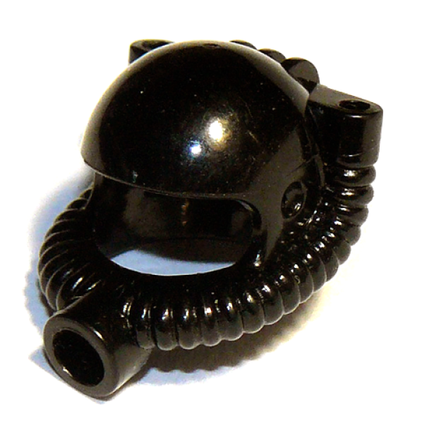 Lego Minifigur Helm mit Atemschlauch (x168) schwarz