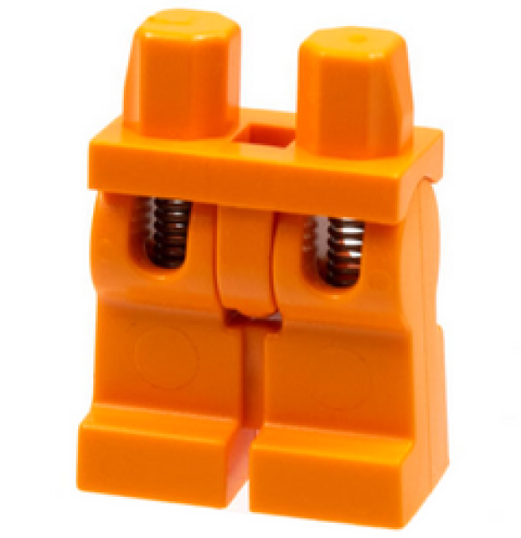 Lego Minifigur Beine, montiert (x494) orange