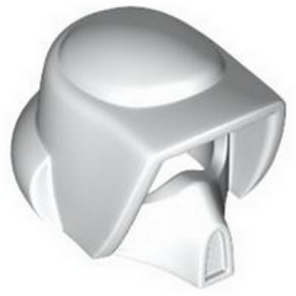 Lego Minifigur Helm SW Scout Trooper, weiss