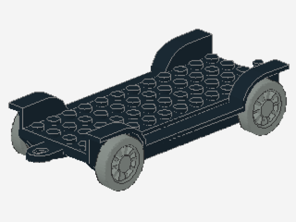 Fabuland Car Chassis 6 x 12 (x852c01) black