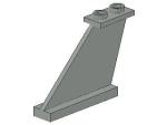Lego Tail section 4 x 1 x 3 (2340) light gray