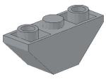 Lego Slope Stone, inverse 45° 3 x 1 x 1 (2341) light bluish gray