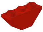 Lego Slope Stone, inverse 45° 3 x 1 x 1 (2341) red