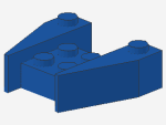 Lego Keil 3 x 4 (2399) blau