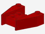 Lego Keil 3 x 4 (2399) rot