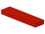 Lego Tile 1 x 4 (2431) red