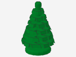 Lego Pine, small (2435) green