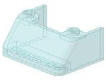 Lego Windscreen 3 x 4 x 1 1/3 (2437) transparent light blue