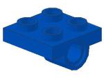 Lego Platte, modifiziert 2 x 2  (2444) blau