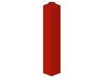 Lego Brick 1 x 1 x 5 (2453a) red