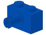 Lego Brick, modified 1 x 2 x 1 (2458) blue