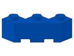 Lego Stein, modifiziert 3 x 3 x 1 (2462) blau