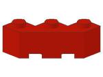 Lego Stein, modifiziert 3 x 3 x 1 (2462) rot