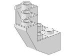 Lego Stein, modifizert 3 x 3 x 2 (2464) weiß