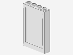 Lego Fenster 1 x 4 x 5 (2493bc01) weiß
