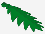 Lego Palm Leaf, large 10 x 5 (2518) green