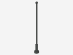 Lego Antenne 8H (2569) dunkel grau