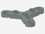 Lego Technic Plate Rotor (2712) light gray