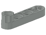 Lego Technic Liftarm 1 x 4 (2825) mit Verbinder, hellgrau