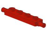 Lego Plate, modified 1 x 4 (2926) red