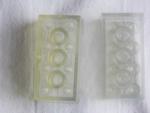 Lego Brick 2 x 4 x 1 (3001old) transparent