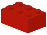 Lego Brick 2 x 3 x 1 (3002) red