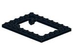 Lego Platte, modifiziert 6 x 8 (30041) schwarz