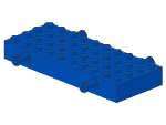 Lego Stein, modifiziert 4 x 10 x 1 (30076) blau