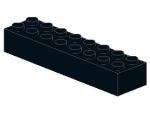 Lego Brick 2 x 8 x 1 (3007) black