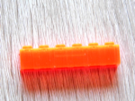 Lego Brick 1 x 6 x 1 (3009f1) transparent neon orange