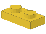 Lego Platte 1 x 2 (3023) gelb