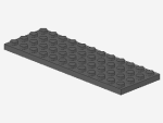 Lego Platte 4 x 12 (3029) dunkel bläulich grau