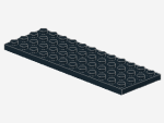 Lego Platte 4 x 12 (3029) schwarz