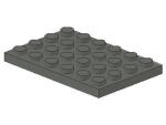 Lego Platte 4 x 6 (3032) dunkel bläulich grau